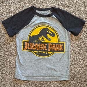 Jumping Beans Jurassic Park Tee - Gray and Black
